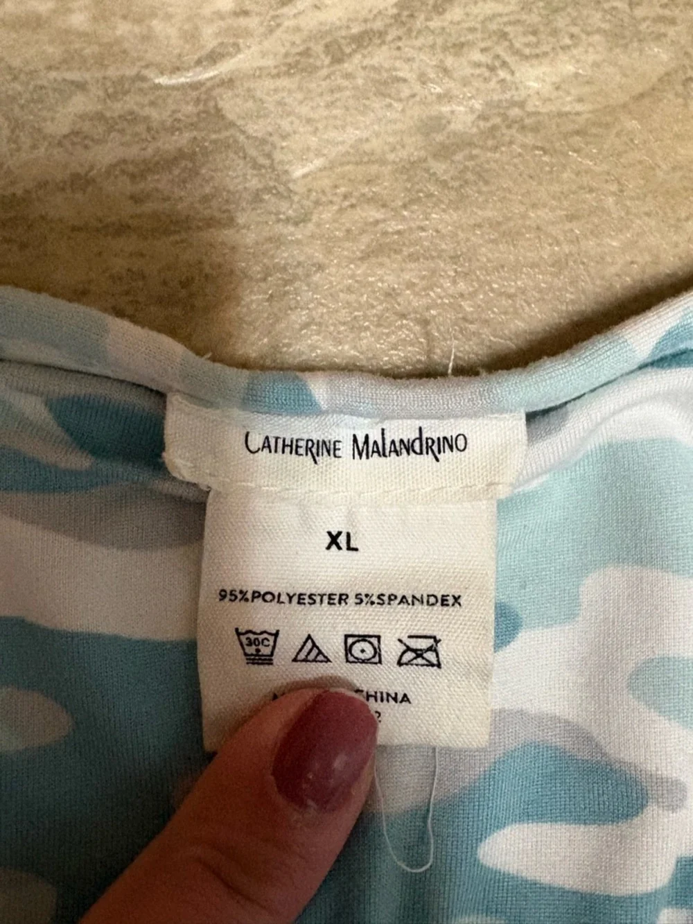 Women’s Large Catherine Malandrino  Pajama Set - Picture 2 of 2